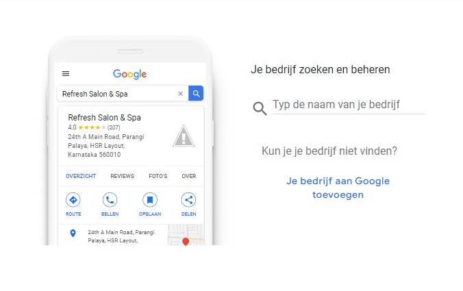 google bedrijfsprofiel aanmaken